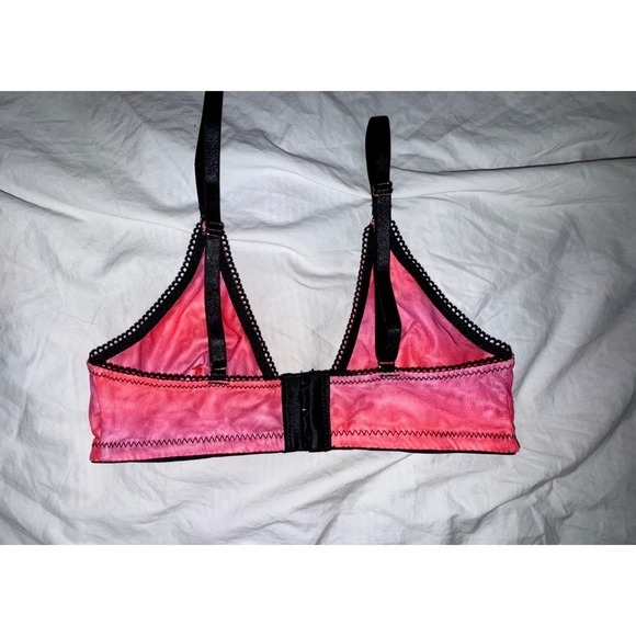 Kilo Brava X Underclub pink black tie die bralette small - Picture 3 of 6